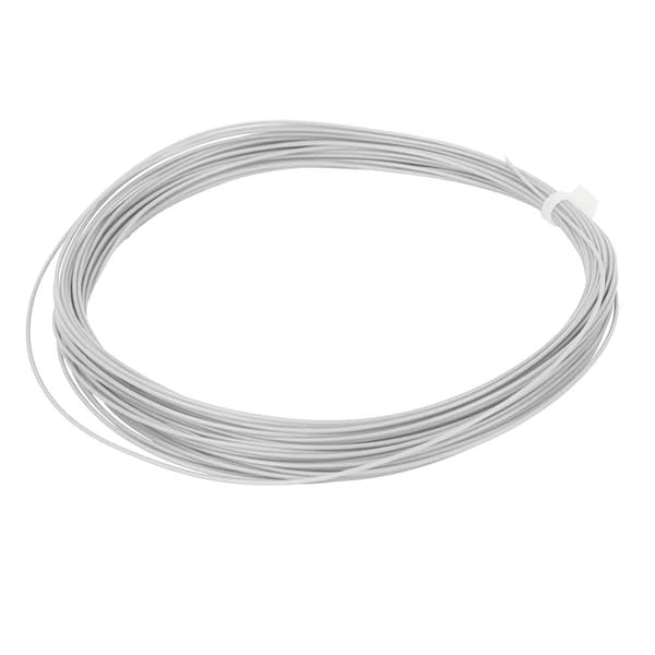 2 st badmintonsträng 10m hög flexibilitet hållbar multifilament för racket (vit)