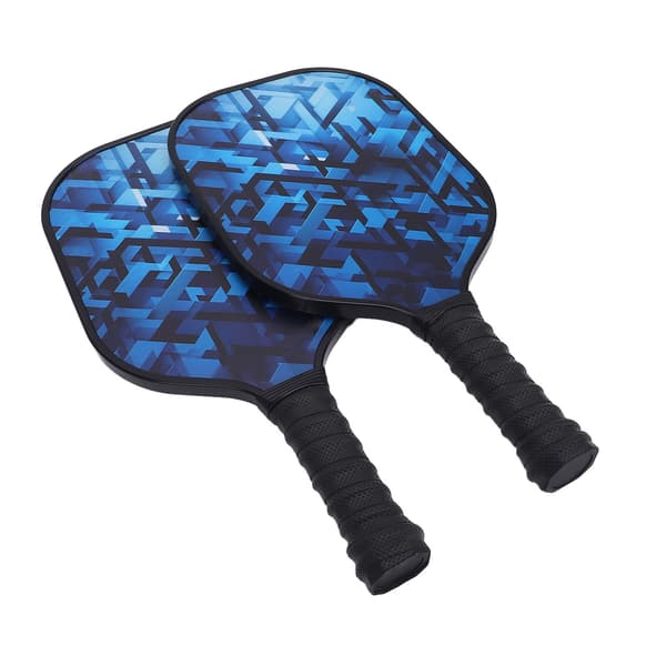 Fiberglas Pickleball Bat Sæt med Honeycomb Kerne, 2 Bolde og Taske