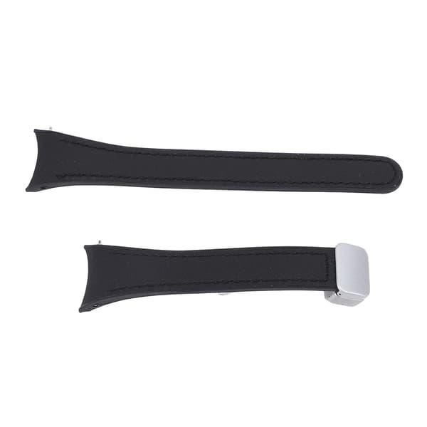 Silikonearmbånd til Watch 6 5 4 Series Smartwatch til kvinder med foldbart spænde, behagelig pasform, sort