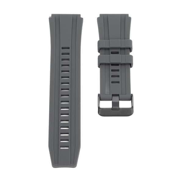 Silikone Smartwatch Rem til GT4 GT3 GT2 22mm med Quick Release - Mørkegrå