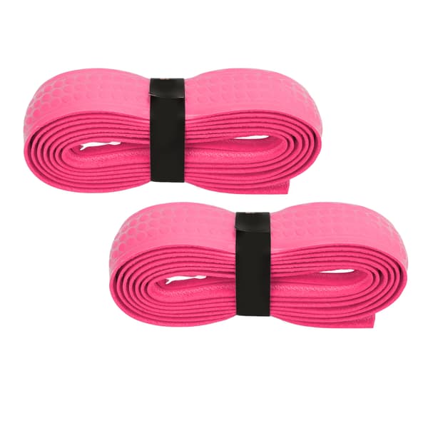 2 stk. tykt svedabsorberende griptape til tennis- og badmintonketchere - pink