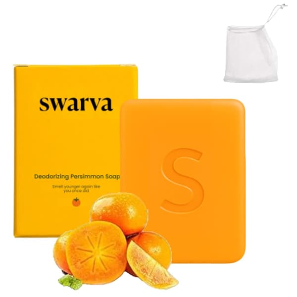 Swarva Kaki-sæbe (1-3 pak) – Unisex, Deodoriserende 2pcs