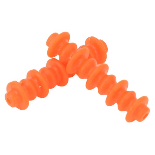 Gummistötdämpare för compoundbågssträng, tyst, brett tillämplig, orange