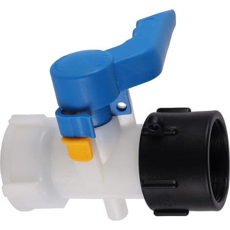 60 mm IBC-adapter, groft gevind til 1,5 tommer, haneadapter, slangeadapter, 1000 liters tankfitting, til 1000L tankventil, regnvandstank, beholder