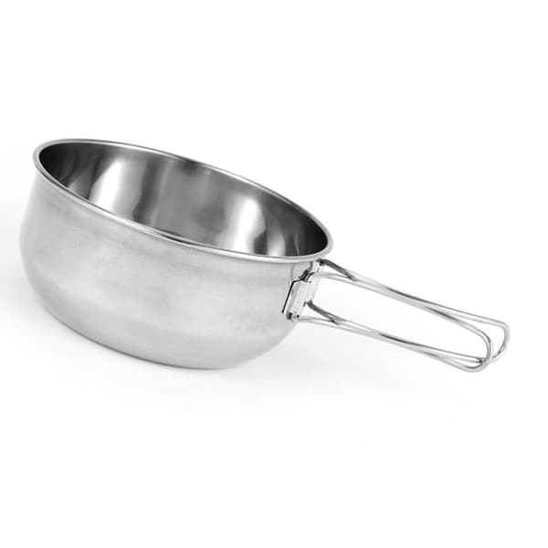700 ml sammenklappelig skål i rustfrit stål til camping, vandreture, picnics, udendørsredskaber