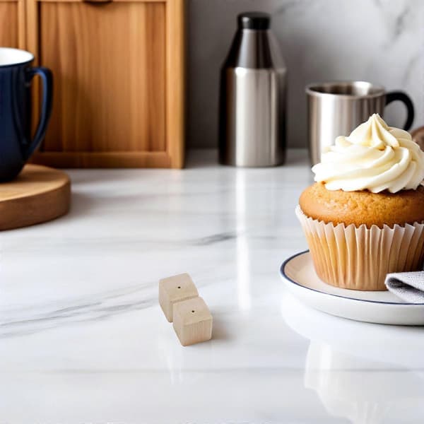 8-pak træ kagepynt blomsterstande - Glasur blomsterholdere - DIY bageværktøj til kage- og cupcake-dekoration