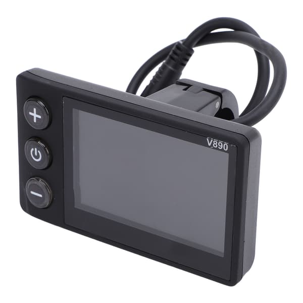 Multifunktionelt vandafvisende LCD-panel til elcykler, 22,2 mm, 24V, 36V, 48V, 60V