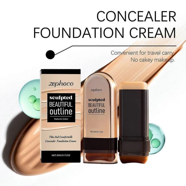 Concealer Foundation Stick, 2025 Ny Ansiktsfoundation Contour Stick, Full Täckning Concealer för D