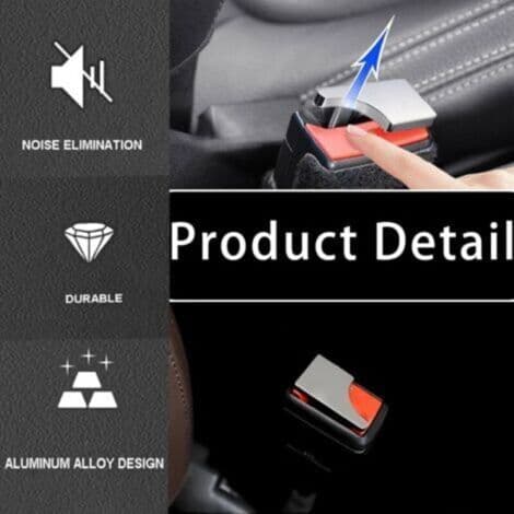 Sikkerhetsbelteforlengere, bilsetebeltelåser, setebelteklips, setebelteklips for de fleste biler og lastebiler