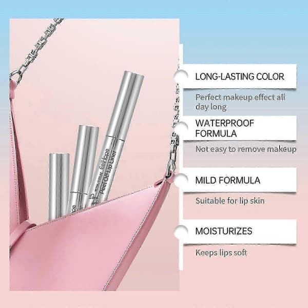 lipgloss, peel-off gloss, læbestift, peel-off gloss