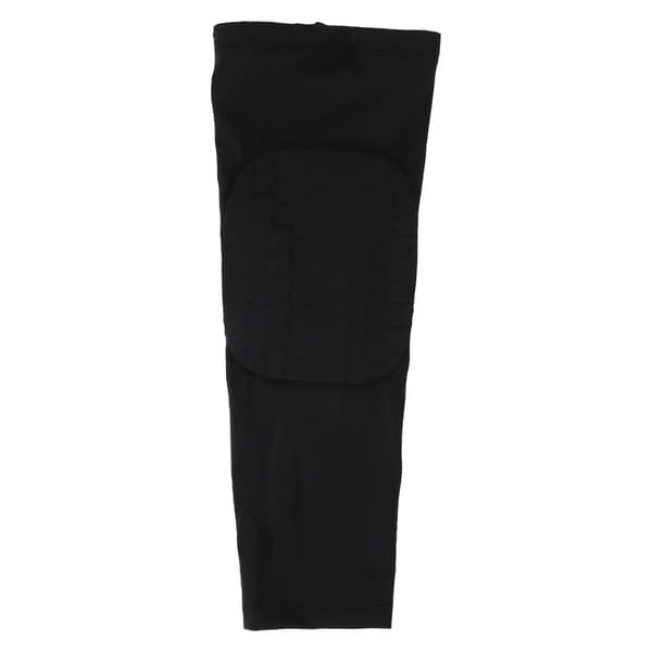 Sort blød fleksibel polyester ergonomisk bærbar kompressionsknæstøtte til mænd og kvinder, størrelse L