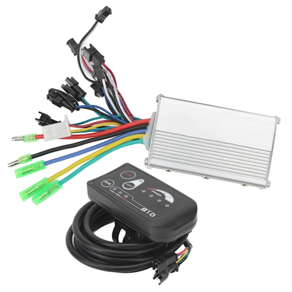 Elcykel Motor Controller Kit 48V 250W 350W med LED Panel 810