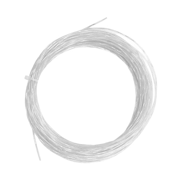 Tennisracketsträng 12,2m 1,30mm Titan Nylon Elastisk Hållbar Ersättning Vit