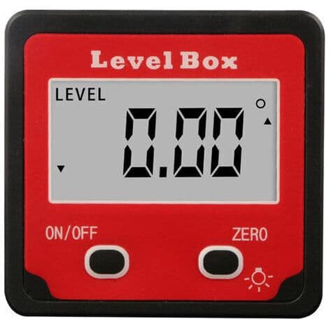 XVX 2-knaps digital inklinometer Mini rød digital inklinometer