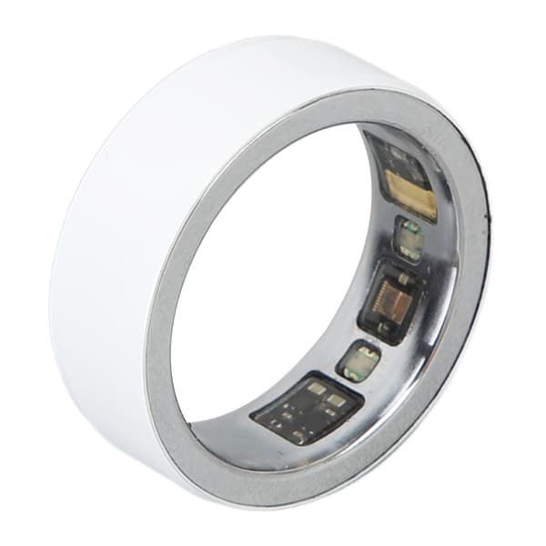 Smart Bluetooth helsering med søvn-, temperatur- og treningsmonitorering - IPX8 - Hvit - Størrelse 22