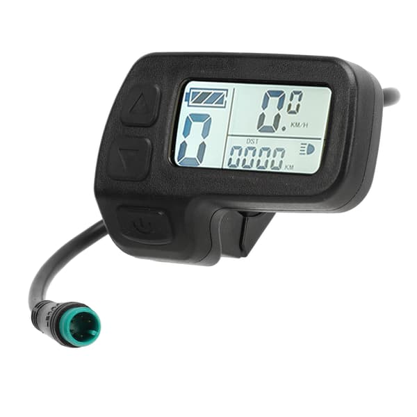 Universell 24V, 36V og 48V elektrisk sykkel LCD-skjerm med speedometer og datamåler