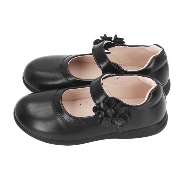 Mary Jane-sko til piger, skoleuniform, sort PU, komfortabel, moderigtig