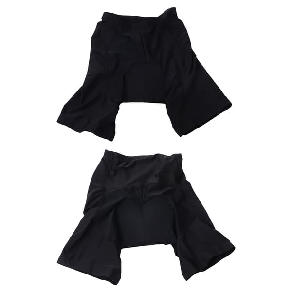 Anti-lækage cykelshorts med 9D polstring, letvægts, åndbar, hurtigtørrende, sort