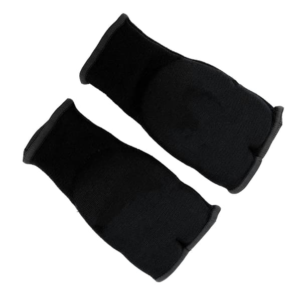Bokse Håndbind Halvfinger Gel Anti-Slip Nylon Håndledsstøtte Unisex Sort S