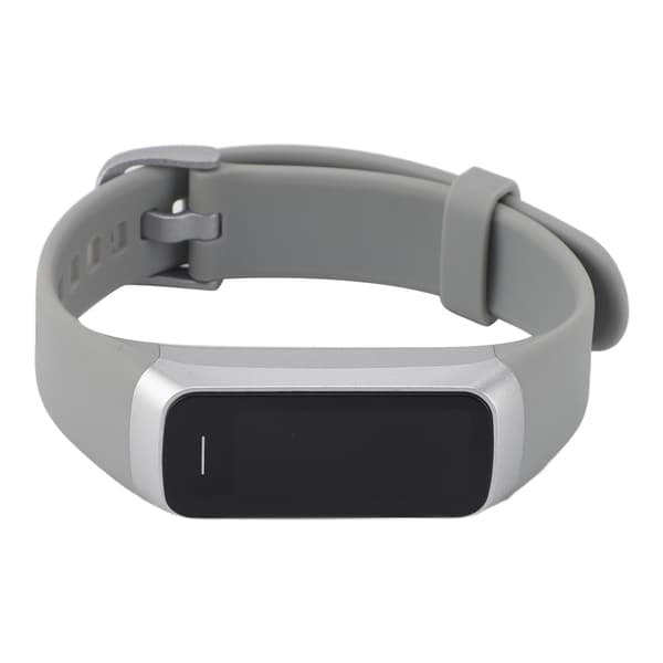 Smart armbånd, silikon, HD berøringsskjerm, søvnovervåking, sportsmoduser, vanntett, sølv