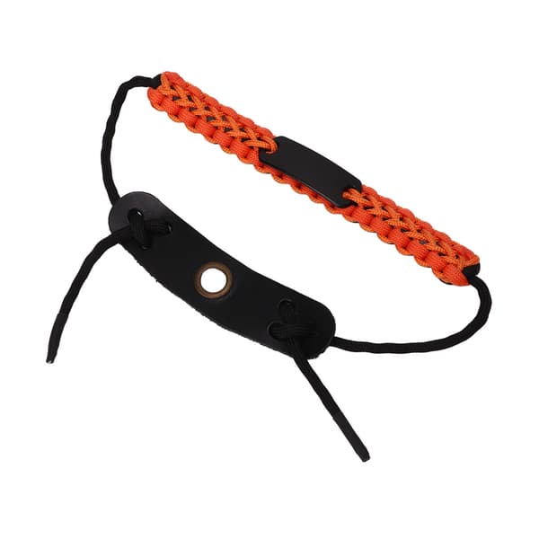 Justerbar nylon bueskydningshåndledsrem, orange, til jagt og skydning