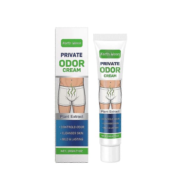 Deodorantkrem for menn, 20g, skånsom formel, kroppspleie for menn, frisk duft.