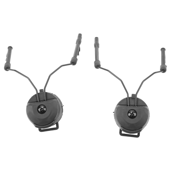 2PCS ABS Hjälmskenadapterfäste för sporthörlurar