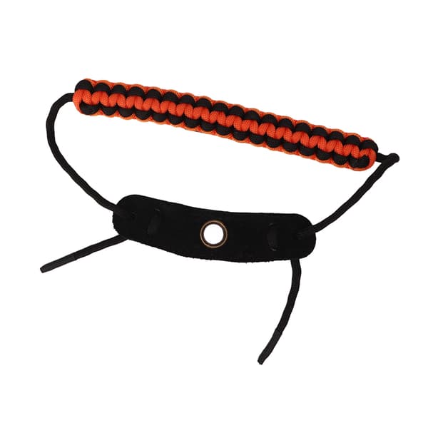 Justerbar håndleddsstropp i nylon for bueskyting, oransje, for jakt og skyting
