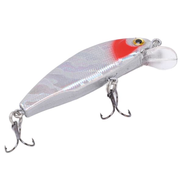 Fiskedrag med krok, explosiv färg, 5 cm, för sötvatten och saltvatten, Mini Swimbaits ABS