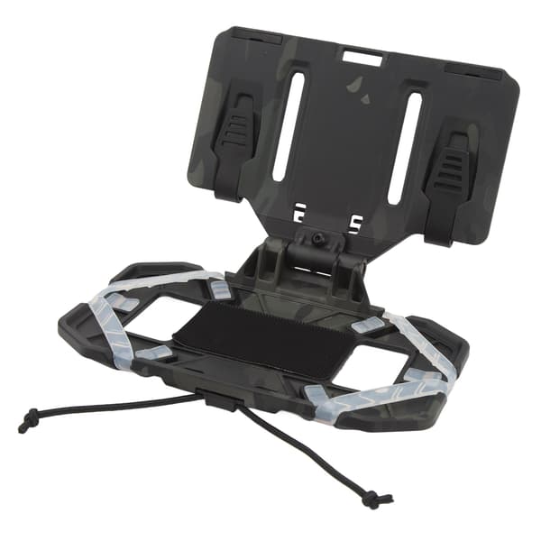 Multifunktionell vikbar nylon silikon väst telefonhållare för MOLLE träning, svart, CP