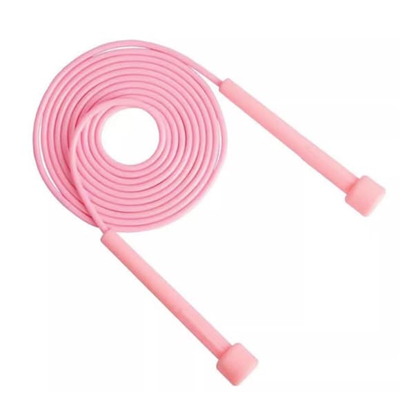 Justerbart hoppetau for trening, speedhoppetau for menn, kvinner, barn, rosa