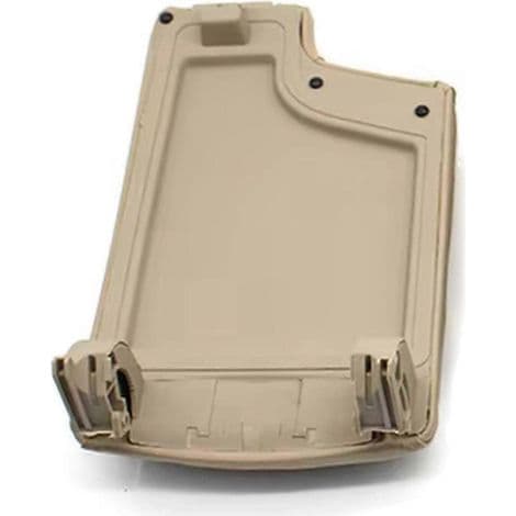 Oppbevaringsboks med skinntrekk til armlene, kompatibel med BMW 3-serie E90 E91 E92 E93 318 320 325 328 (2005-2012), venstre side.