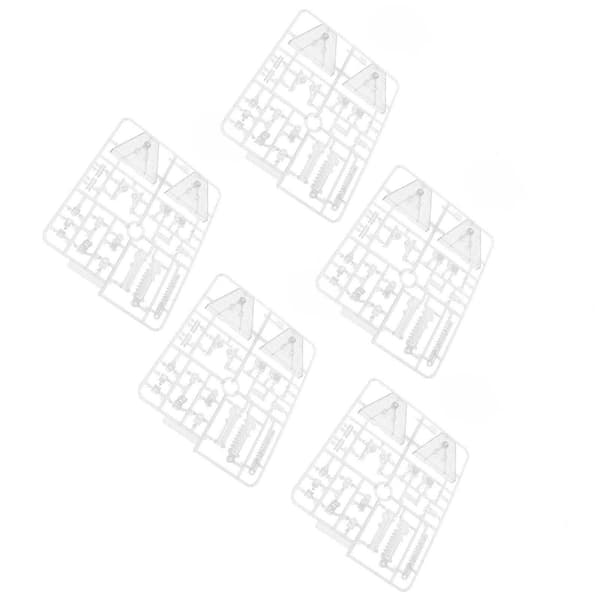 Set med 5 transparenta actionfigurställ för SD BB RG HG 1/144 skalmodeller