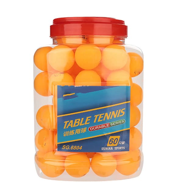 60 bordtennisbolde, 3 stjerner, bordtennis, til konkurrence og træning, orange