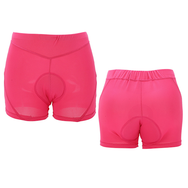 Dame sykkelshorts med silikonpolstring, myk elastikk, pustende.