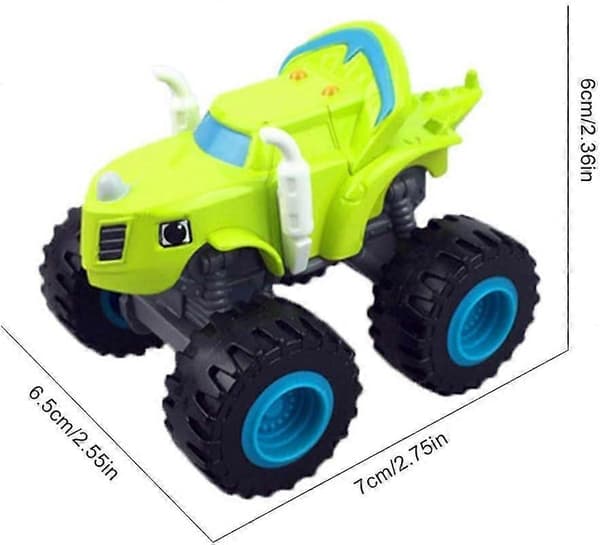 Blaze och Monstermaskinerna Leksaksracingbil Presentpaket för barn (6 delar)