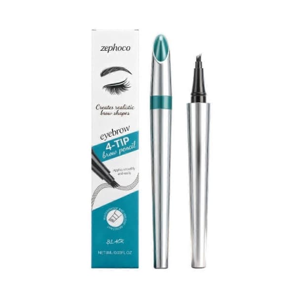 Øjenbrynspen med 4-spids Microblade til naturlig øjenbrynsmakeup Øjenbryn Microblading Pen Vandfast