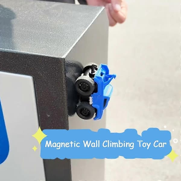 Magnetisk tröghetsbil leksak pullback anti-gravitation spårklättringsleksak
