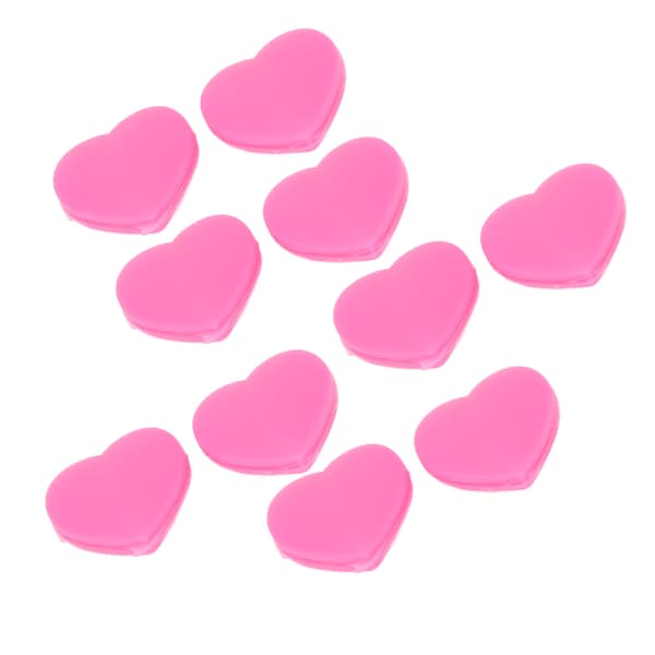 10 STK Pink Hjerteformede Silikone Tennis Vibrationsdæmpere til Ketchere