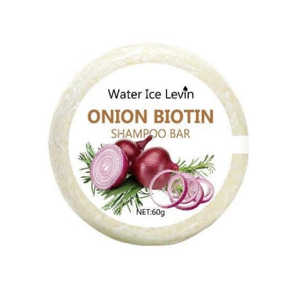Fast schampo med biotin och lök, återfuktande och lugnande, passar alla hårtyper.