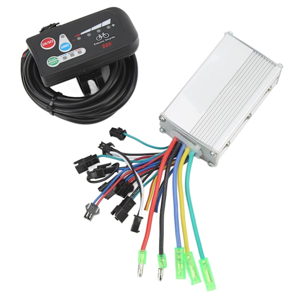 36V 250W Børsteløs Controller med LED Display 880 Kit til El-cykler