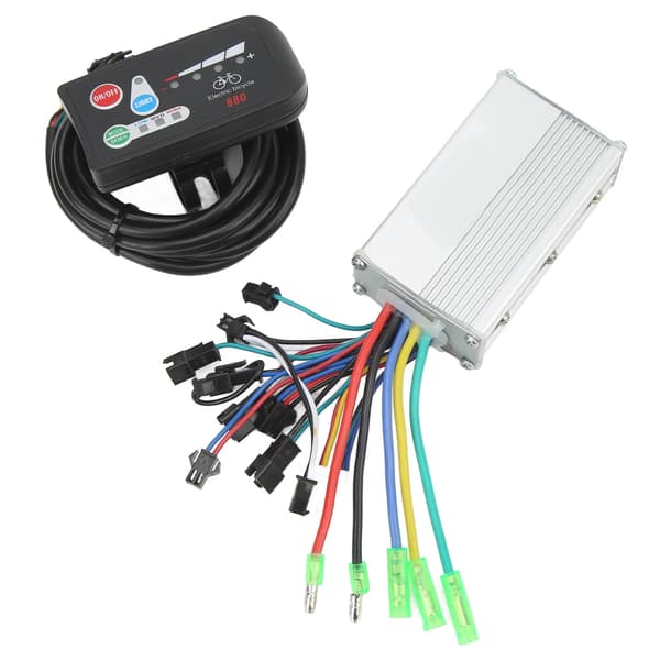 36V 250W borstlös styrenhet med LED-display 880 Kit för elcyklar