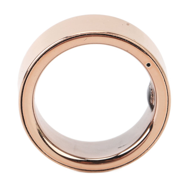 Smart helsering IP68 rustfritt stål rosegull søvnmonitor temperatur Bluetooth oppladbar
