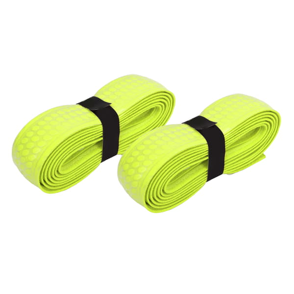 2 stk. tykt svedabsorberende gult griptape til tennis- og badmintonketchere