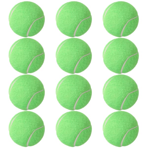 12 pakker tennisbolde til tryktræning i flere farver