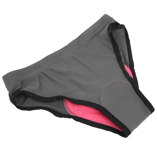 Dame sykkelshorts med 3D-polstring, hurtigtørkende, mørkegrå, 2XL