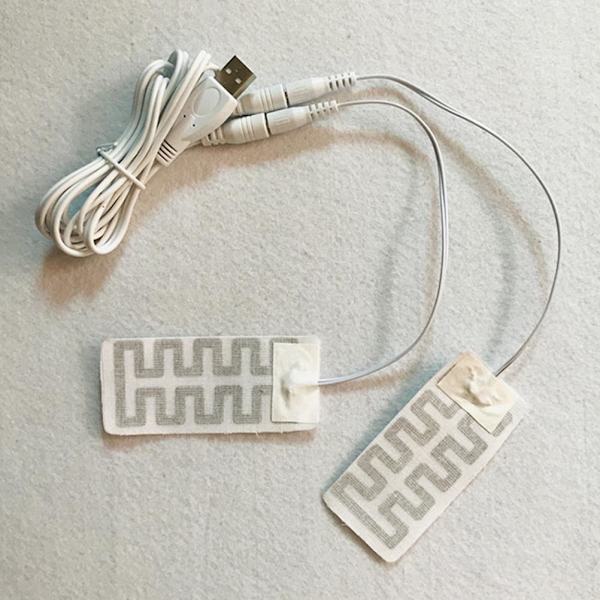 Bärbar USB-värmedyna med värmefilm för handskar, vintercampingpresent