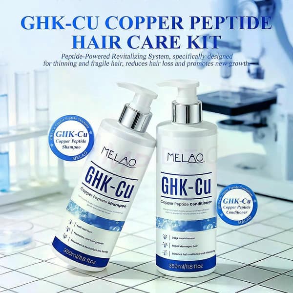 GHK-Cu-hoitoaine kuparipeptidillä, 350 ml, 3 pullon pakkaus