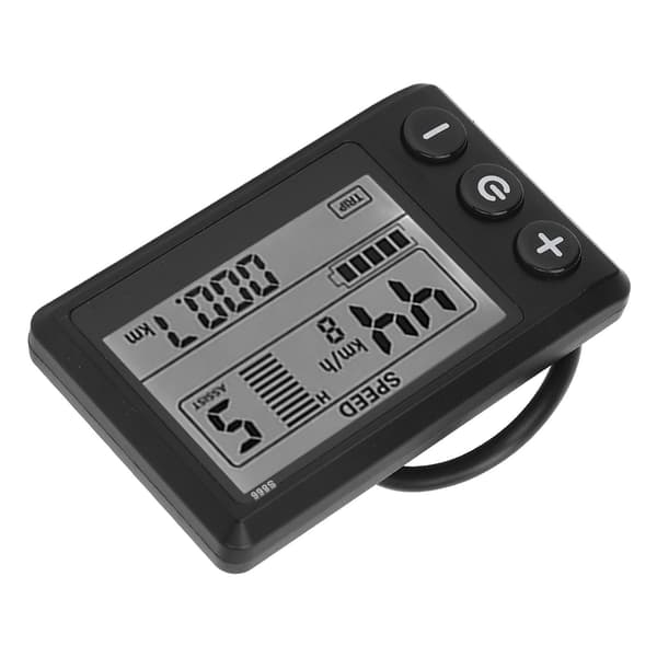 LCD-display Elscooter S866 24V 36V 48V 60V Kontrollpanel Vattentålig 6 stift