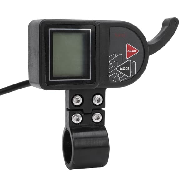 Elcykel-dashboard med LCD-display, 3 baggrundsbelysningsniveauer, vandtæt, 36V